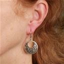 Scroll Hoop Earring